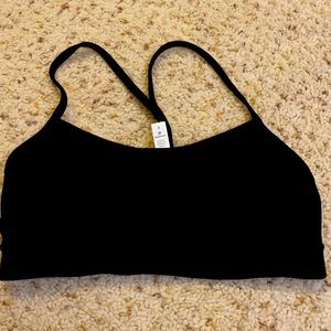 Lululemon black yoga sports bra